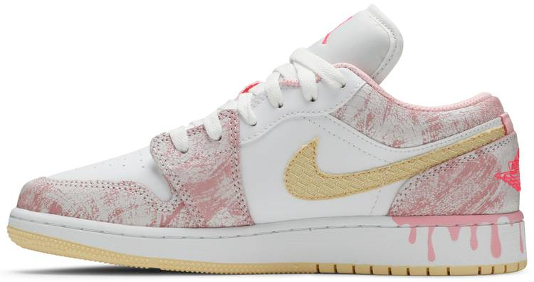 Air Jordan 1 Low GS Strawberry Ice Cream CW7104-601