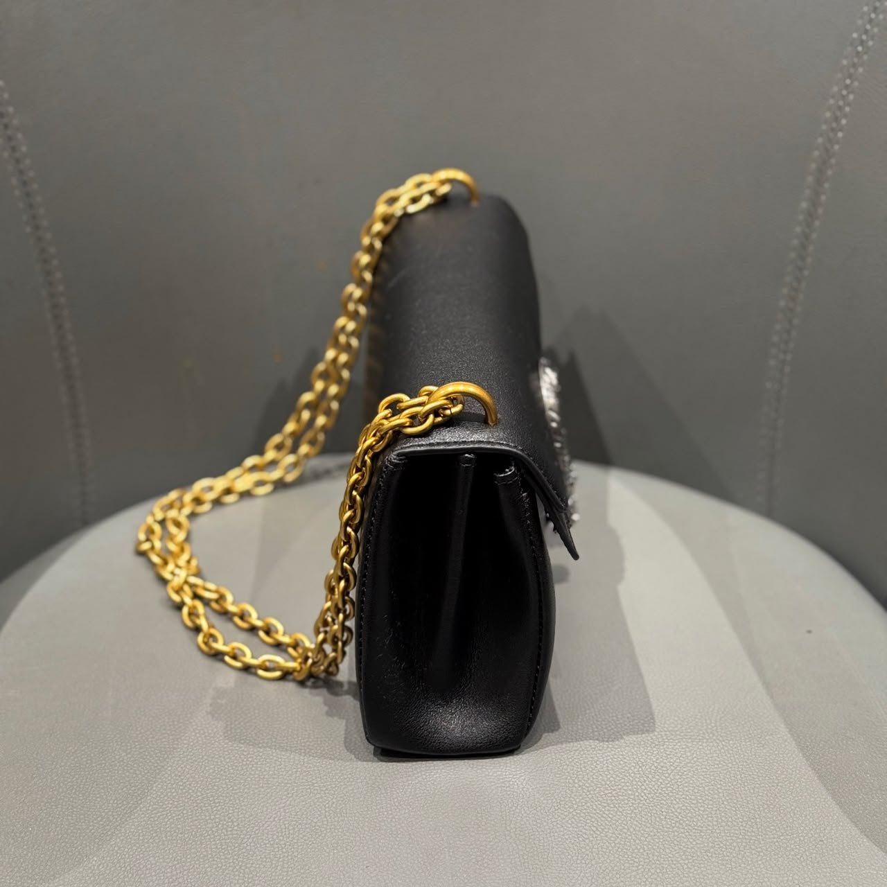 Gucci Dionysus Medium Shoulder Bag 28cm/11in Black Leather 874735