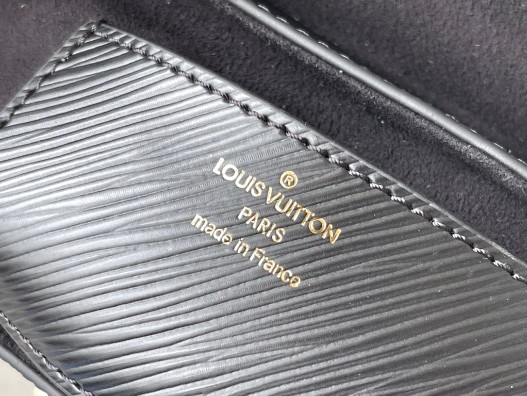 Louis Vuitton Twist Mm 23Cm Black And Pink
