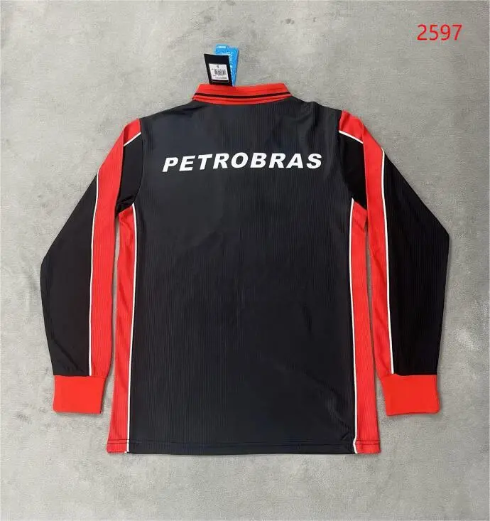 Retro 1999-00 Flamengo Third Away Long Sleeve Football jersey retro