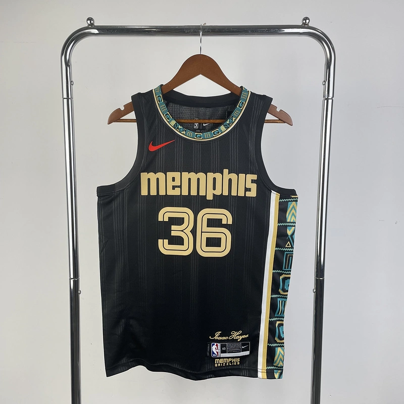 2021 NBA Memphis Grizzlies 36 SMART Basketball Jersey