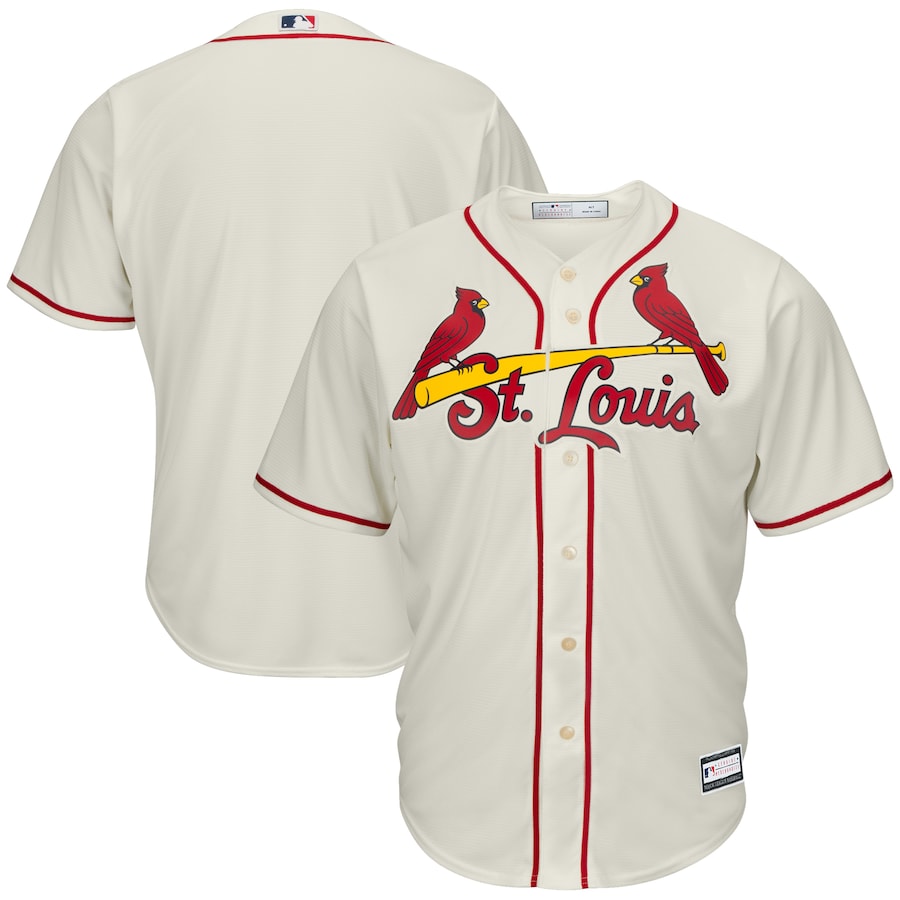 St. Louis Cardinals Big&Tall Team Jersey Cream