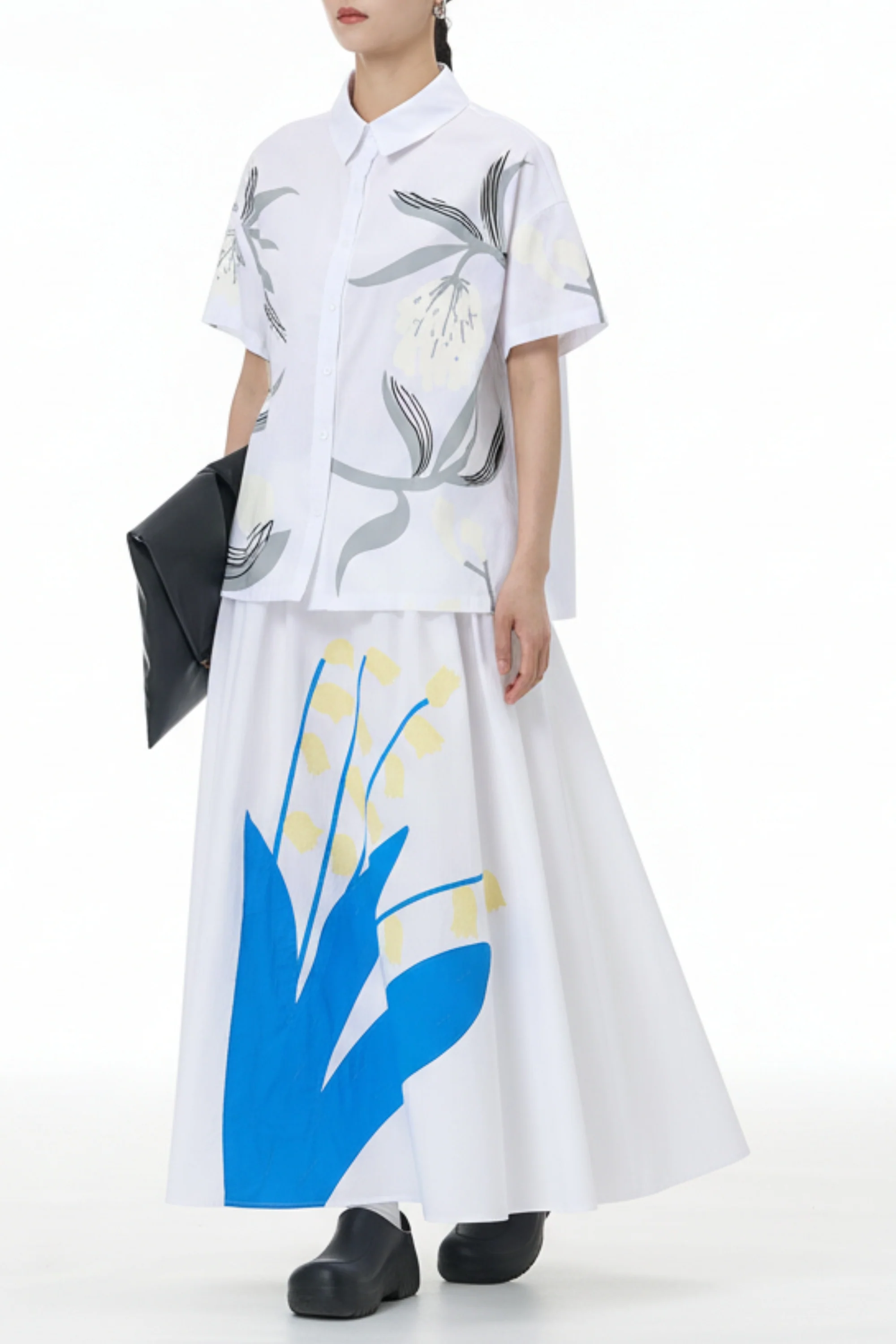 Jasmine White Floral Skirt Co-ord Set