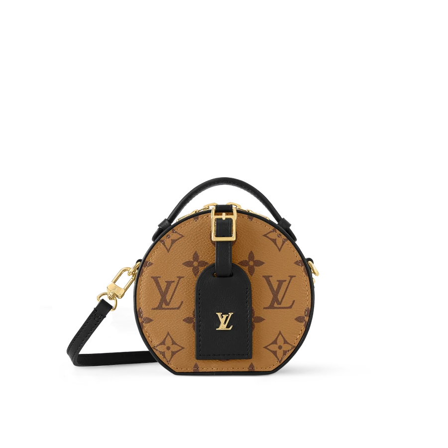 Louis Vuitton Mini Boite Chapeau Monogram Reverse – Women – Small Leather Goods 13cm