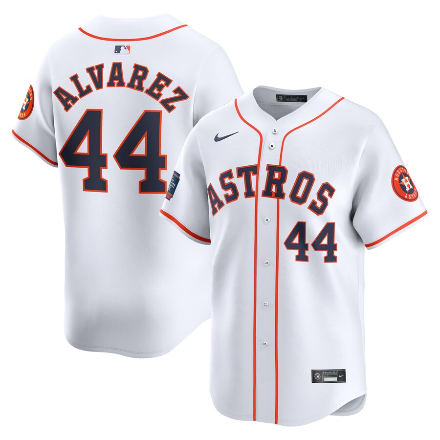 Yordan Alvarez Houston Astros 2024 MLB World Tour Mexico City Series Home Limited Player Jersey White