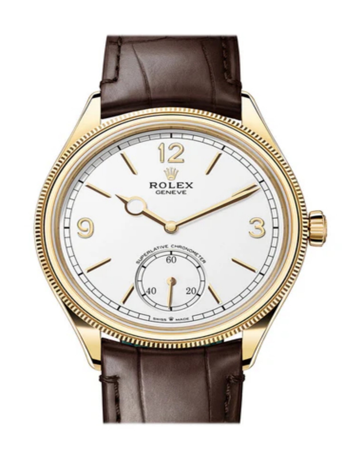【Super Clone】Rolex 1908 Yellow Gold 52508 0006 39 mm Replica Watch