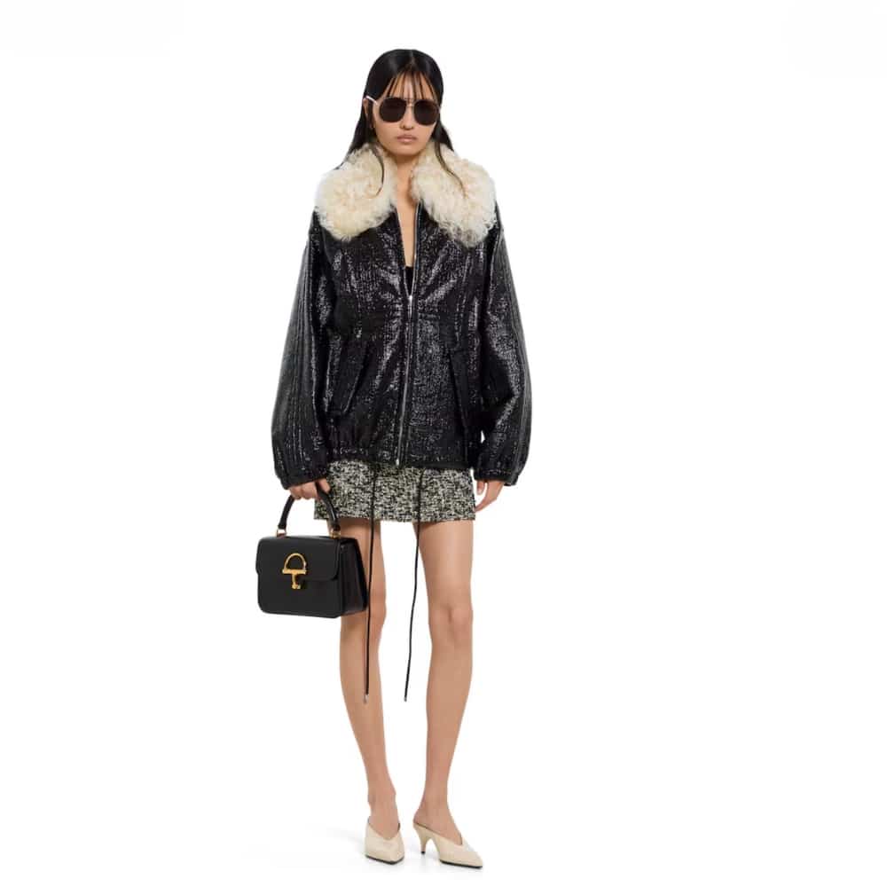 Gucci Siena Medium Top Handle Bag Black Leather 25Cm ‎855535 AAFKB 1000