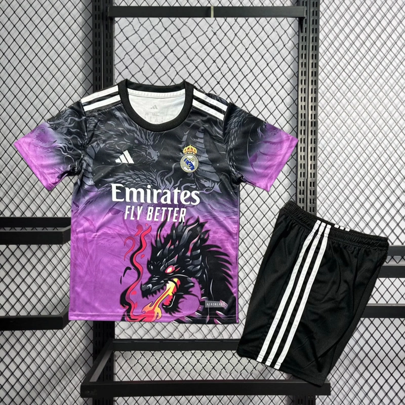 2025-26 Real Madrid Special Edition kids Football jersey