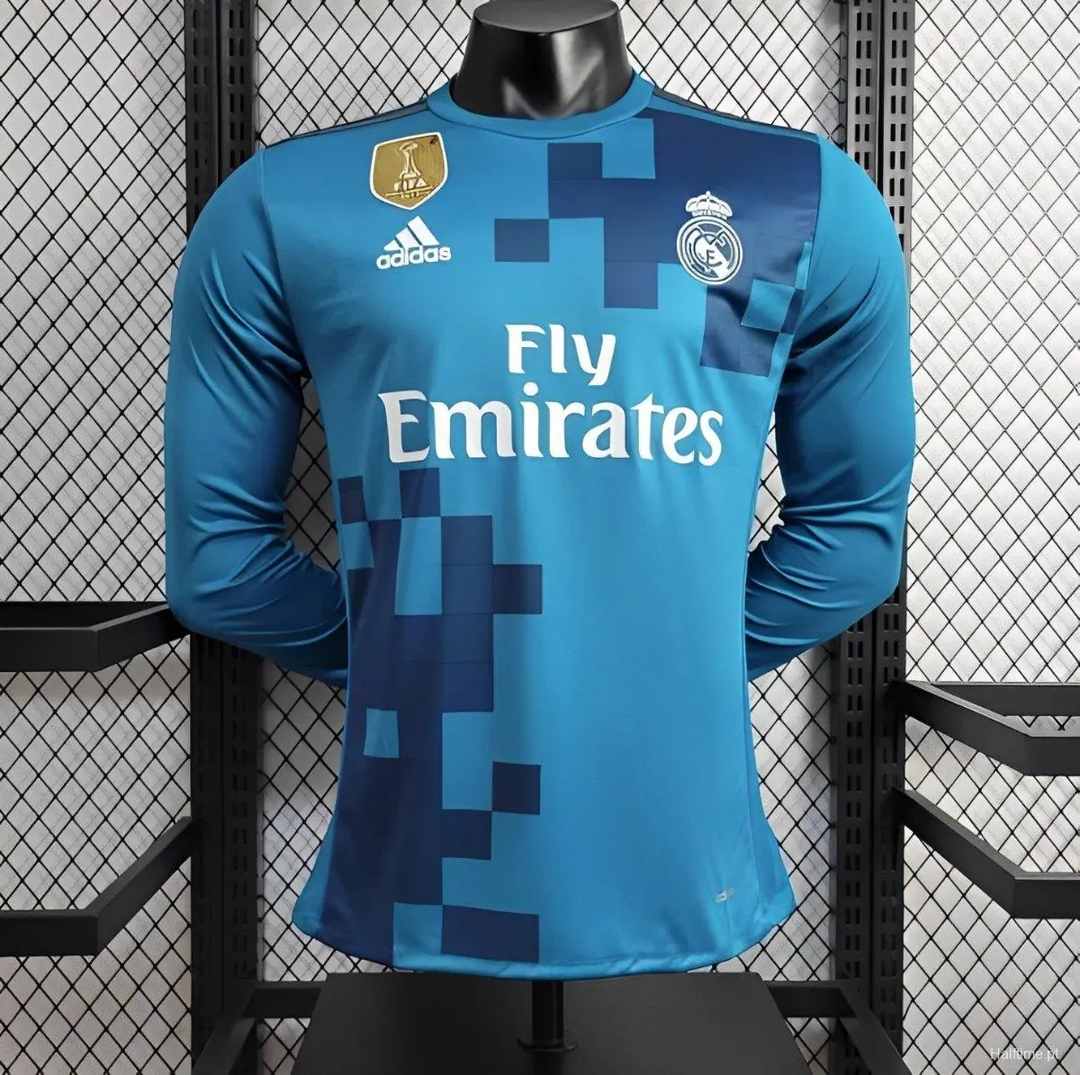 Retro Player 2017-18 Real Madrid Away Long Sleeve Football jersey retro