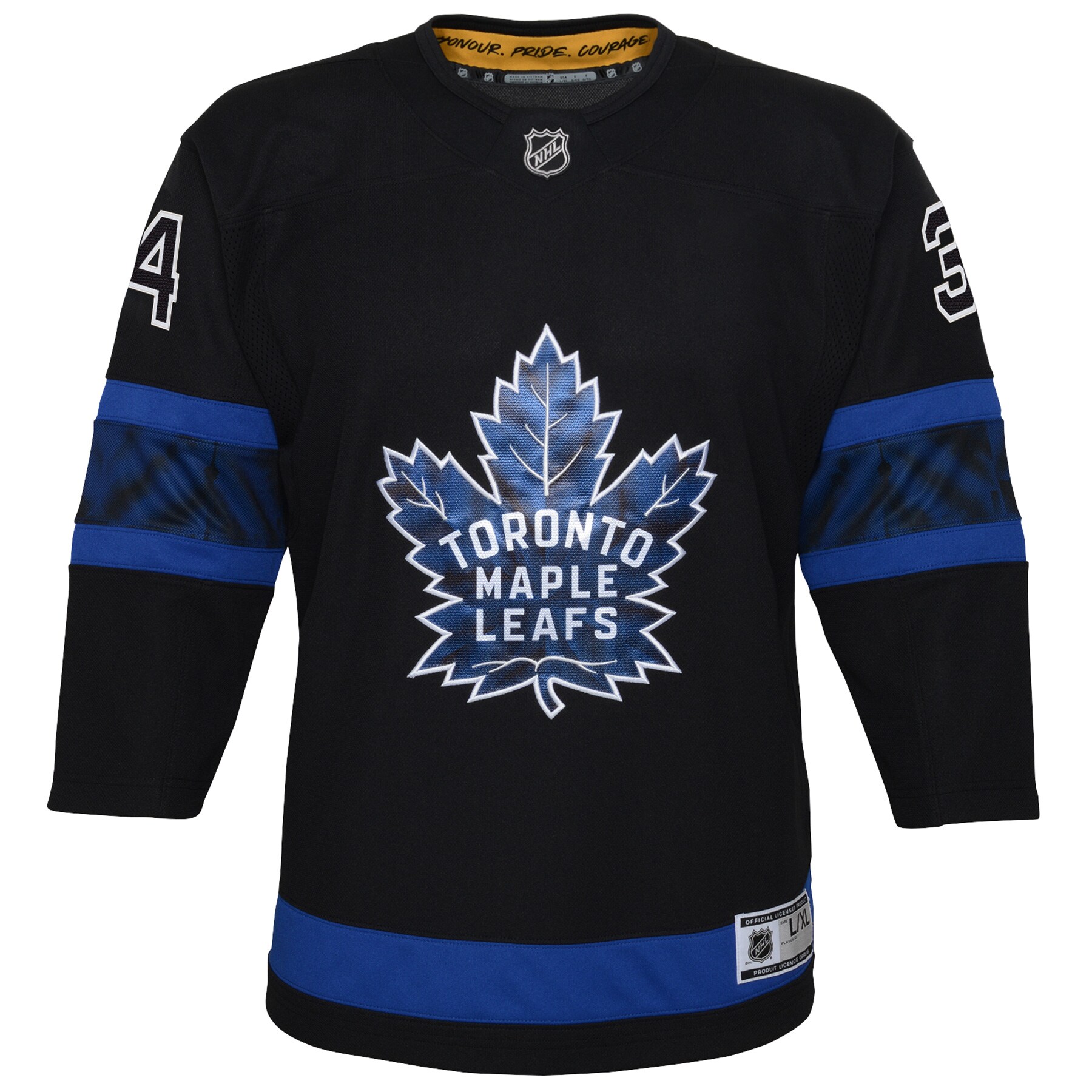 Auston Matthews Toronto Maple Leafs Youth Alternate Premier Player Jersey – Black
