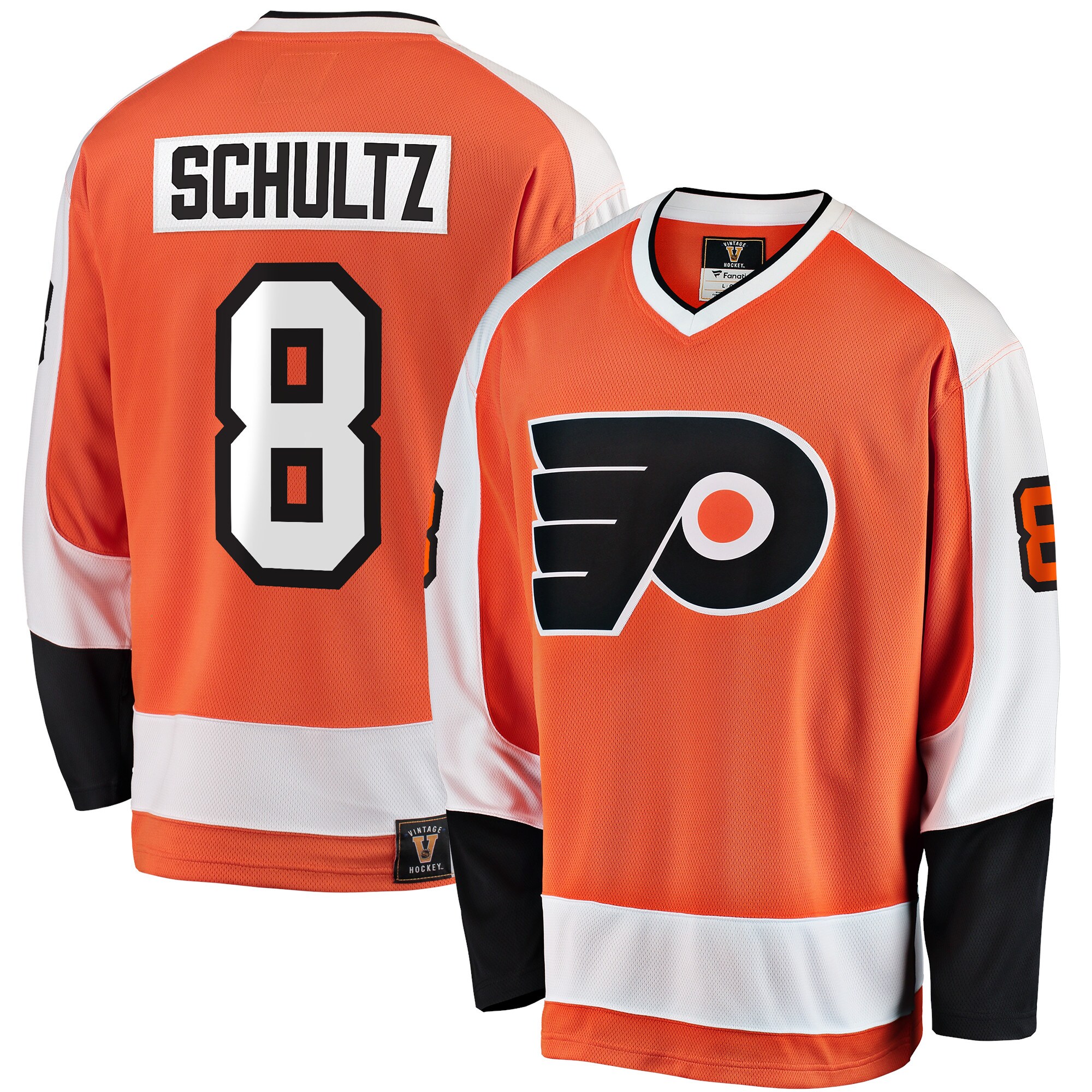 Dave Schultz Philadelphia Flyers Fanatics Premier Breakaway Retired Player Jersey – Orange