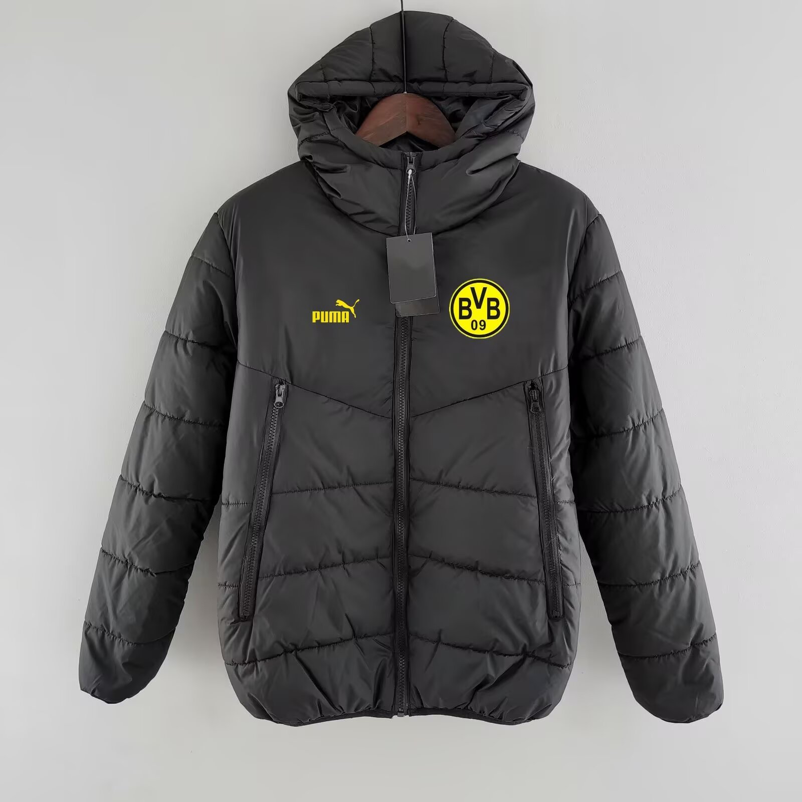 2024/2025 Dortmund Black Soccer Cotton jacket 1:1 Thai Quality