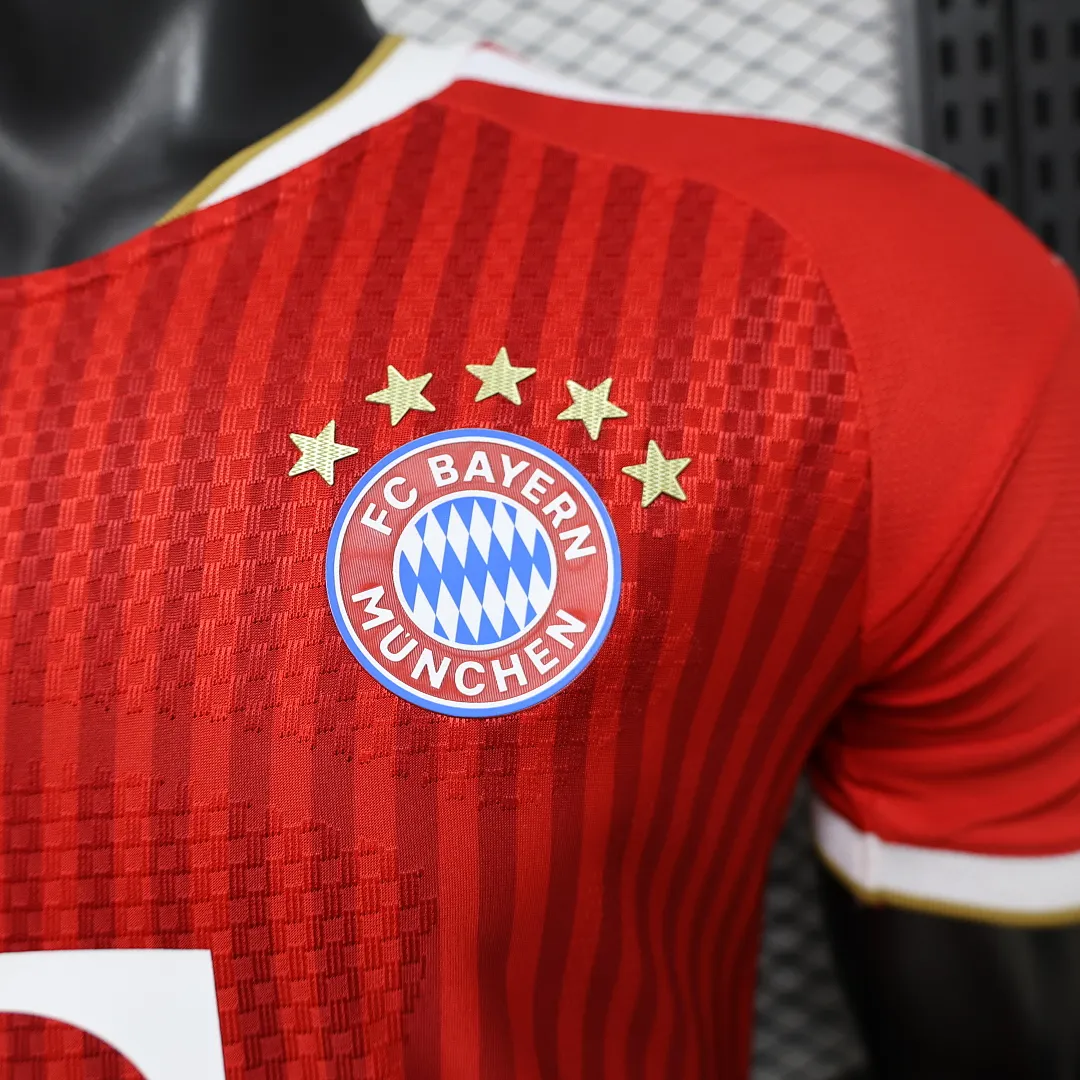 2026/27 Bundesliga Bayern Munich Team Home Football Jersey Player Version - JerseyFun