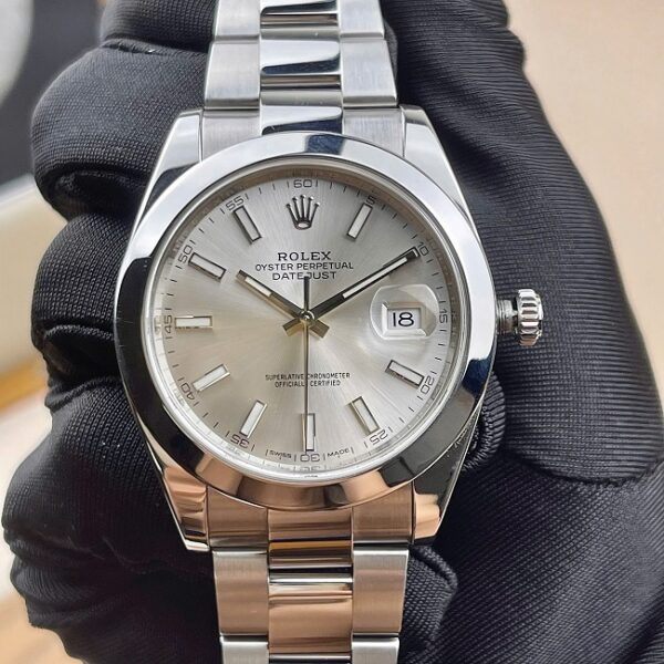 [Superclone] Rolex Datejust 41mm Silver Dial Oyster 126300