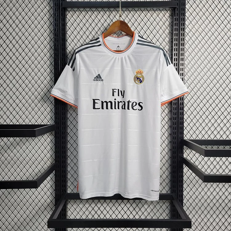Retro 2013-14 Real Madrid home RONALDO Benzema Bale Sergio Ramos Alonso Di Maria Modric Football jersey retro