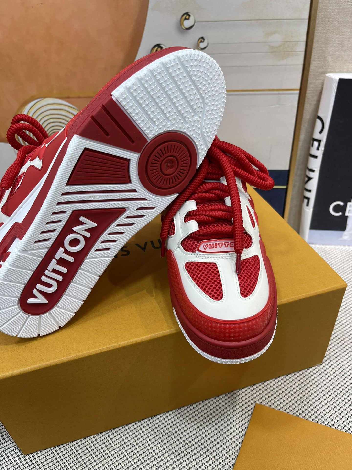 Louis Vuitton Lv Skate Sneaker Red