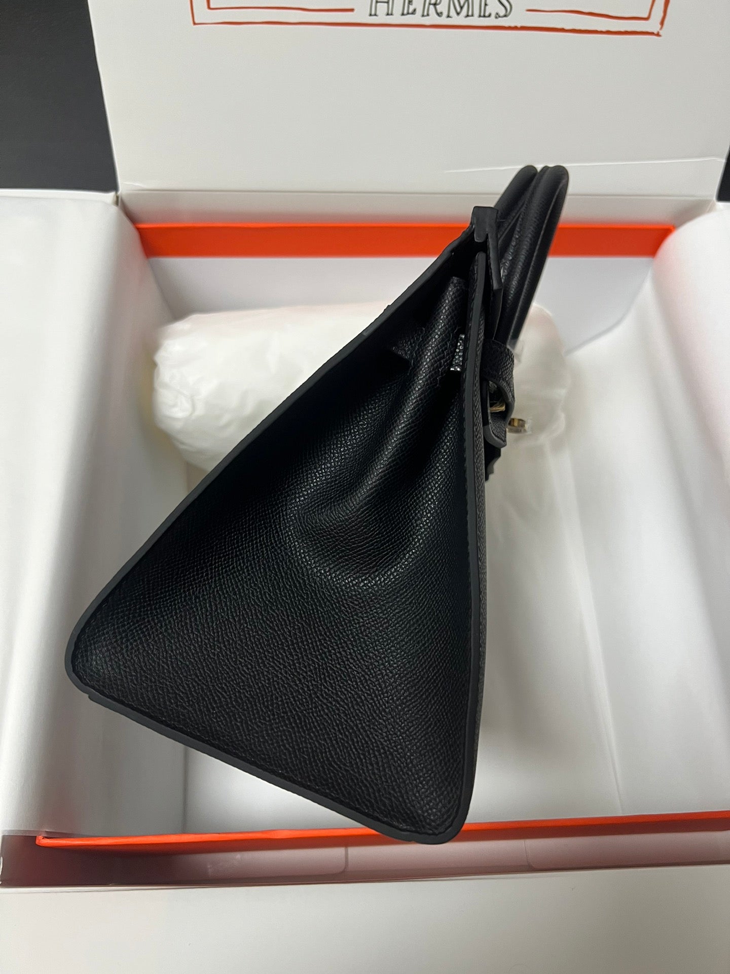 Hermes Birkin Sellier Black Epsom Leather Gold Hardware