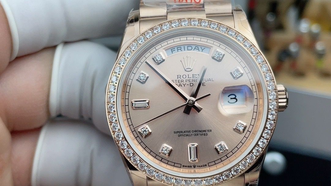 [Superclone] Rolex Day-Date 36mm Rosé – Colour Dial President 128345RBR