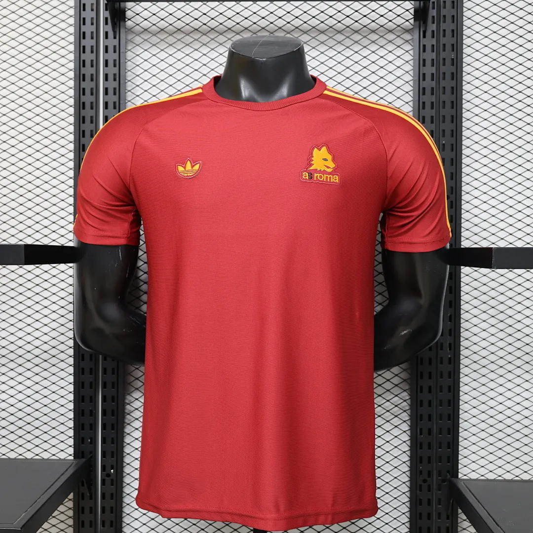 2026/27 Serie A AS Roma Team Leisure Red Football Jersey Player Version - JerseyFun