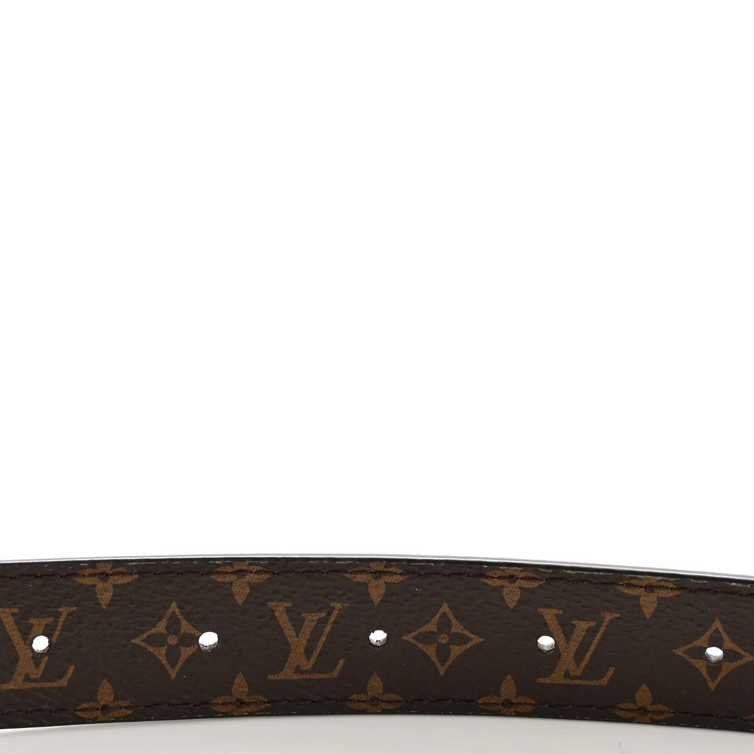 Calfskin Monogram 25mm LV Iconic Reversible Belt 85 34 Black