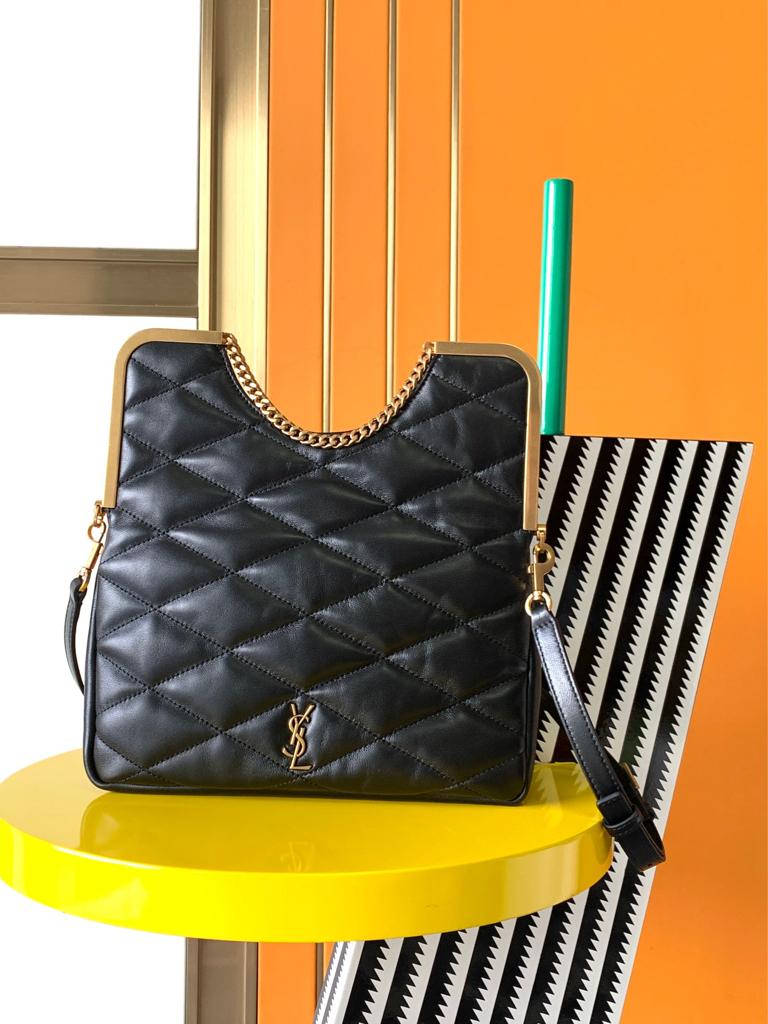 Saint Laurent The 87 Bag Quilted Black 25Cm