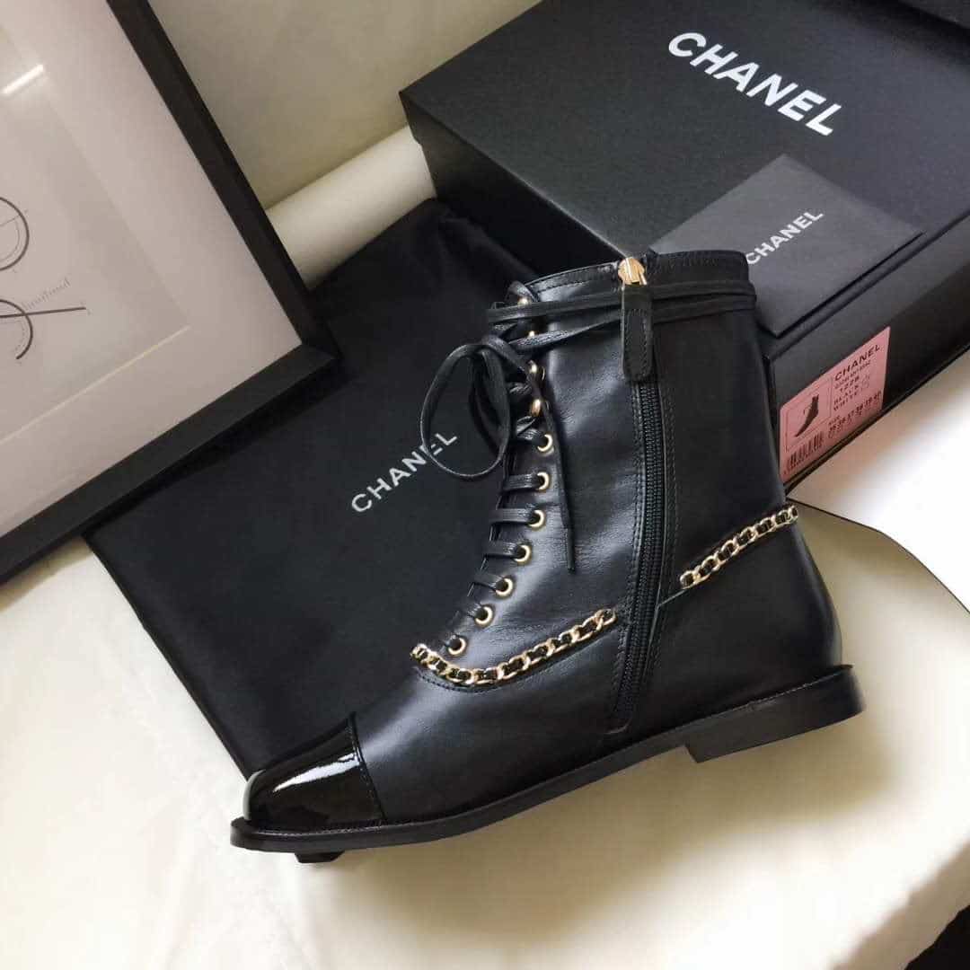 Chanel Women’S Botas Para Mujer Black