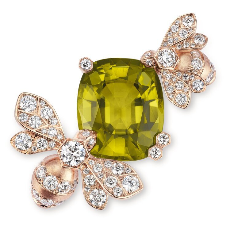 Bee-themed brooch