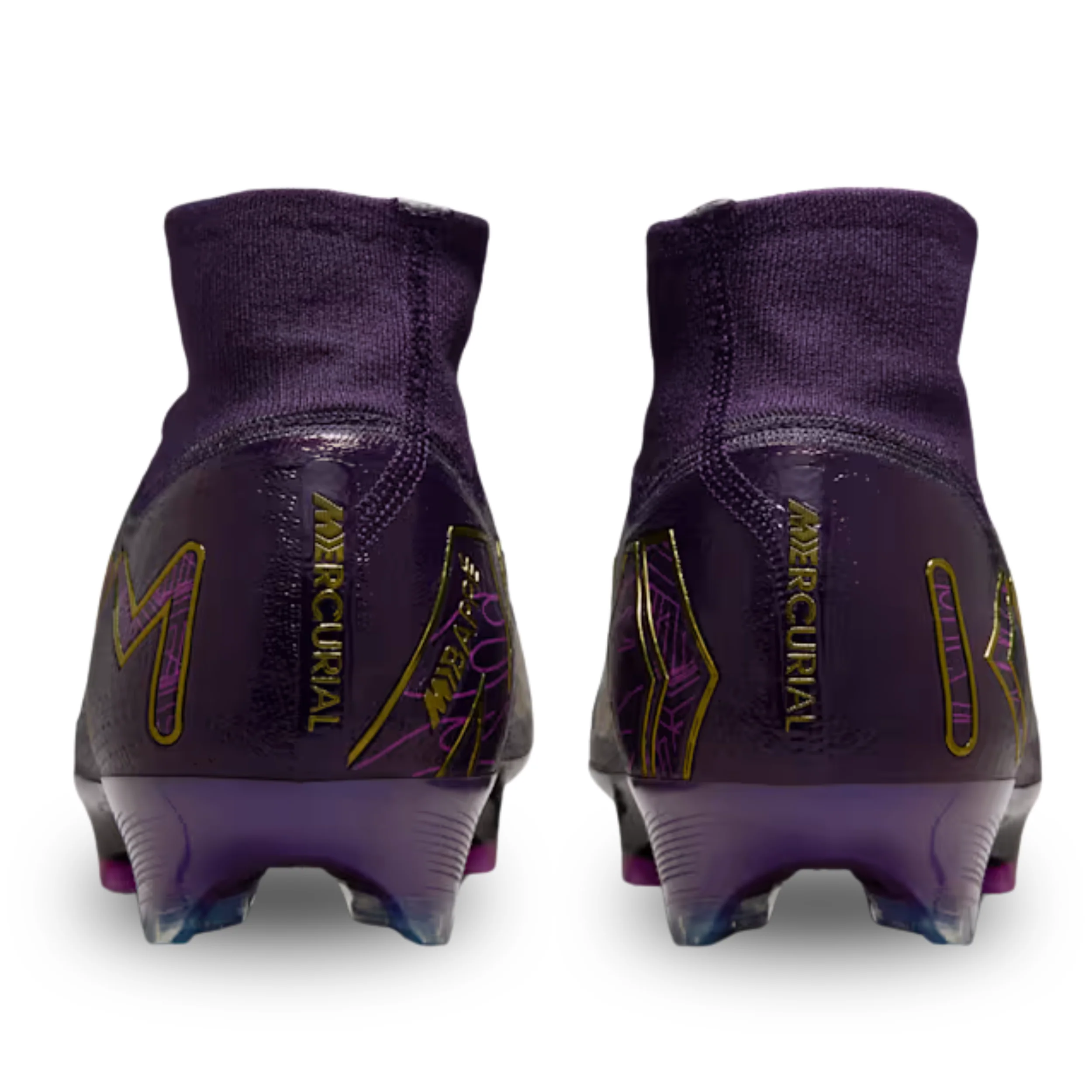 Nike Zoom Superfly 10 Elite Kylian Mbappe KM FG Soccer Cleats (Grand Purple/Pale Ivory)