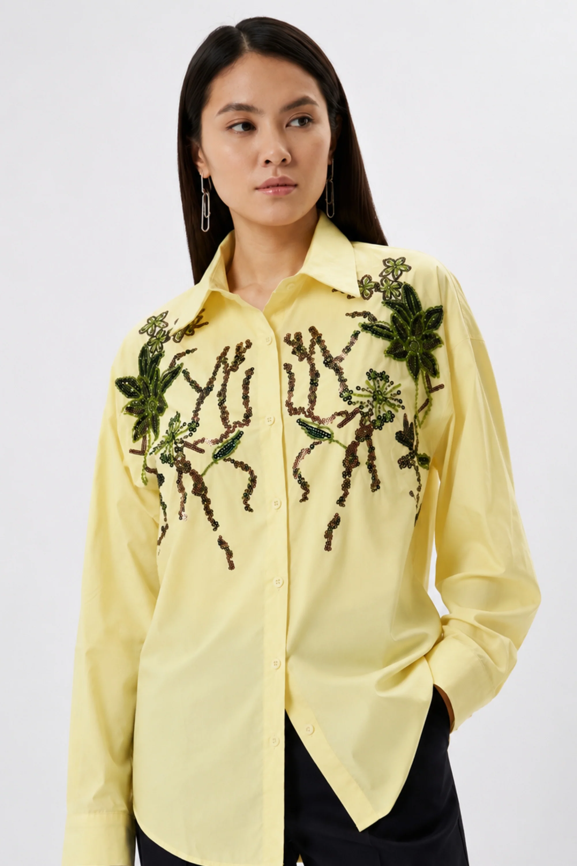 Sunny Meadow Embellished Shirt