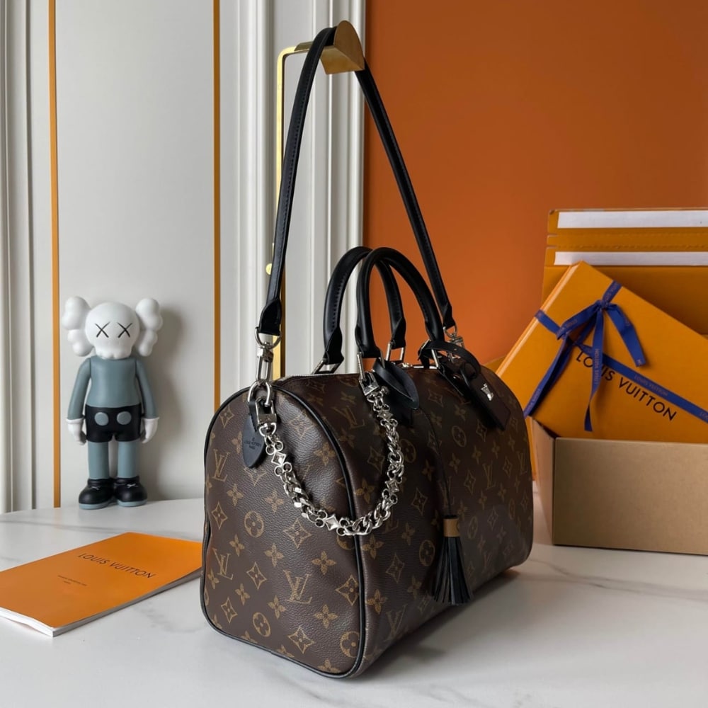 Louis Vuitton Speedy Soft 30 Dark Brown 30Cm M12243