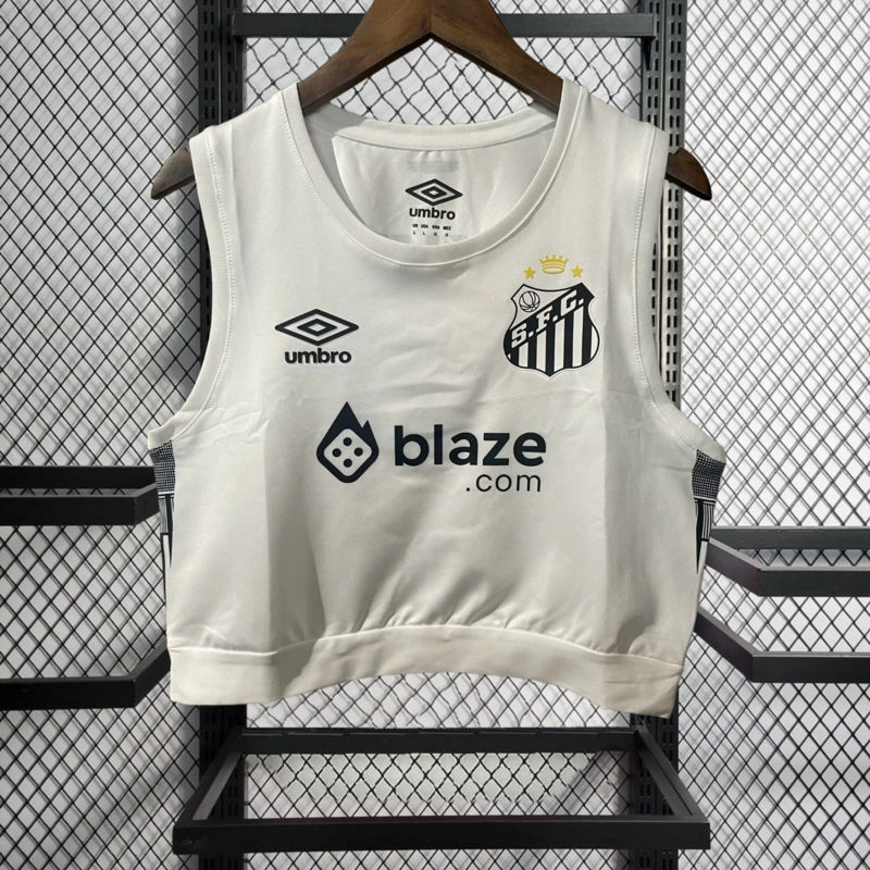 2025-26 Women's Santos Football Yoga Vest Football jersey