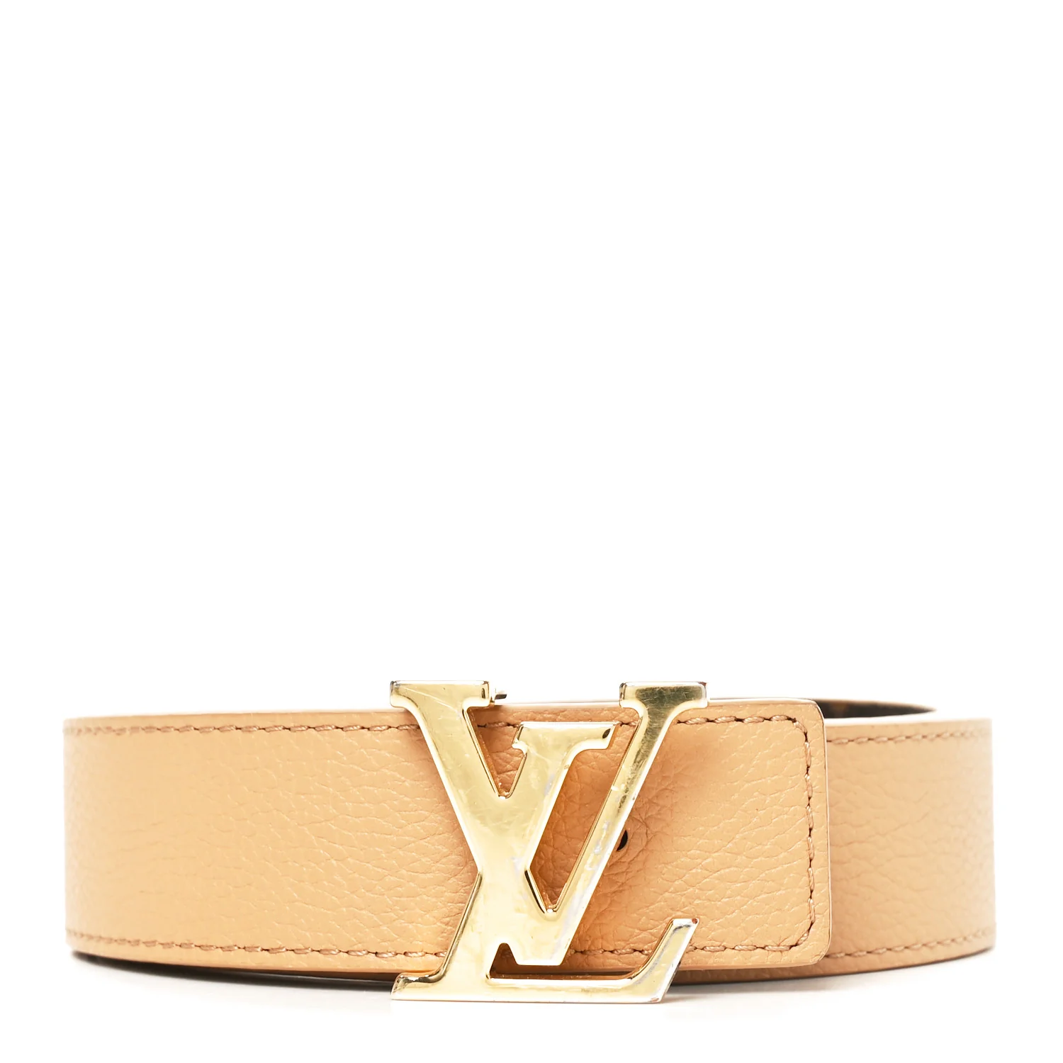 Monogram Calfskin 30mm LV Initiales Reversible Belt 80 32 Arizona