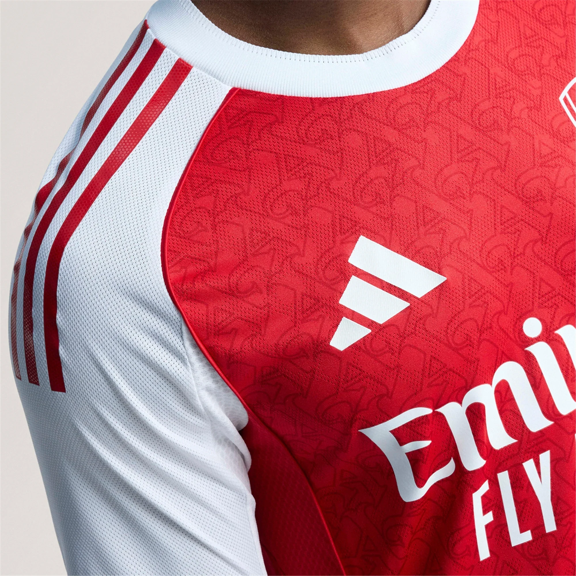 adidas Bukayo Saka Arsenal FC Authentic Home Jersey 25/26 w/ EPL Patch (Better Scarlet/White