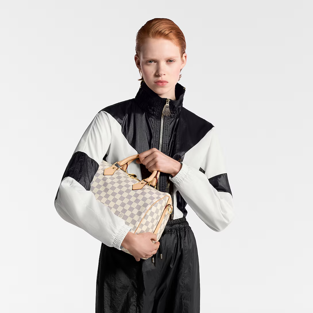 Louis Vuitton Speedy Bandoulière 30 Damier Azur 30cm N41370