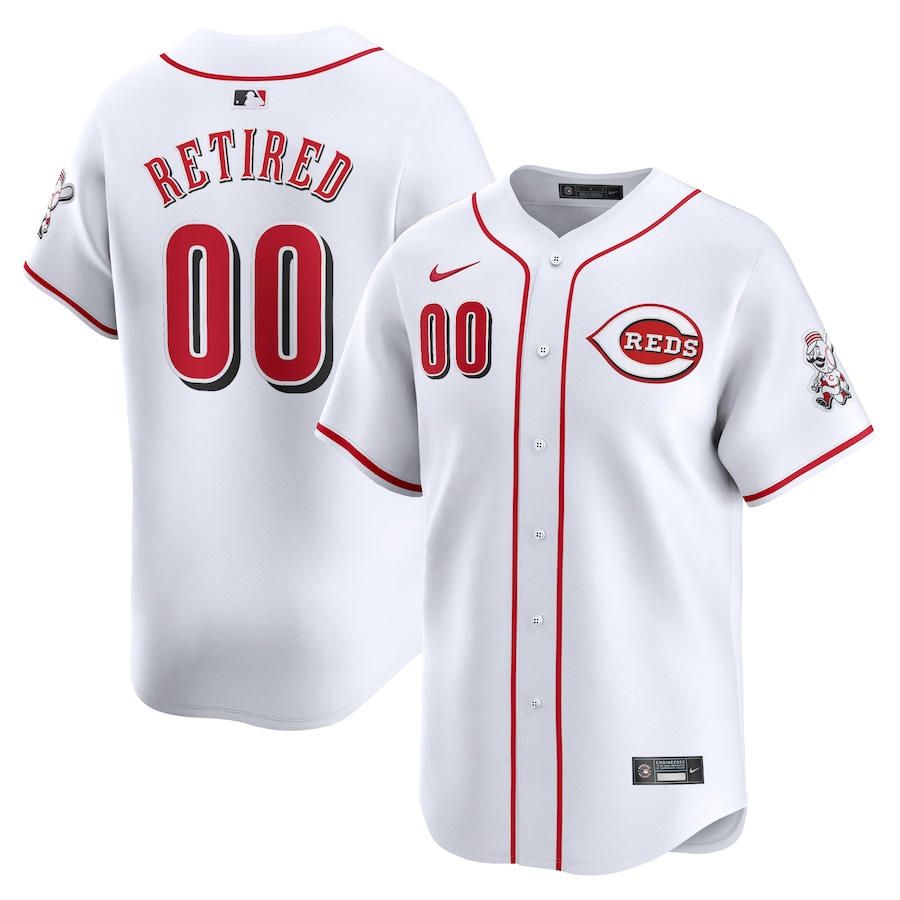 Cincinnati Reds Home Limited Pick-A-Player Retired Roster Jersey White