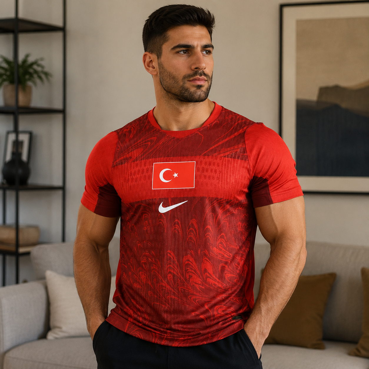 World Cup 2026 Turkey Team Home Football Jersey Player Version - JerseyFun
