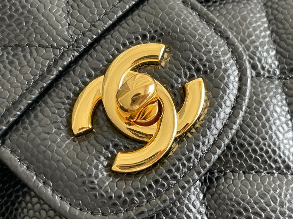 Chanel Caviar Small Double Flap Bag 23cm/ 9.1in