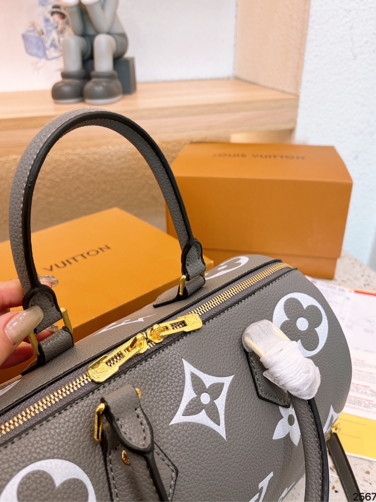Louis Vuitton Speedy Bandouli Re 20 Monogram Empreinte Leather 20Cm M46575