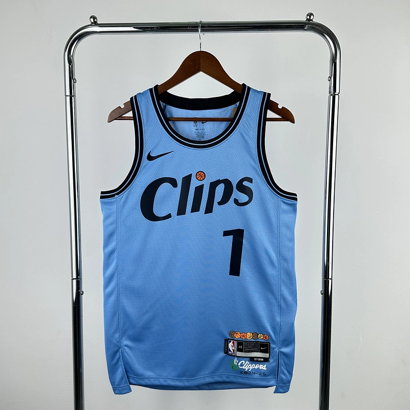 2025 NBA LA Clippers 1 HARDEN Basketball Jersey