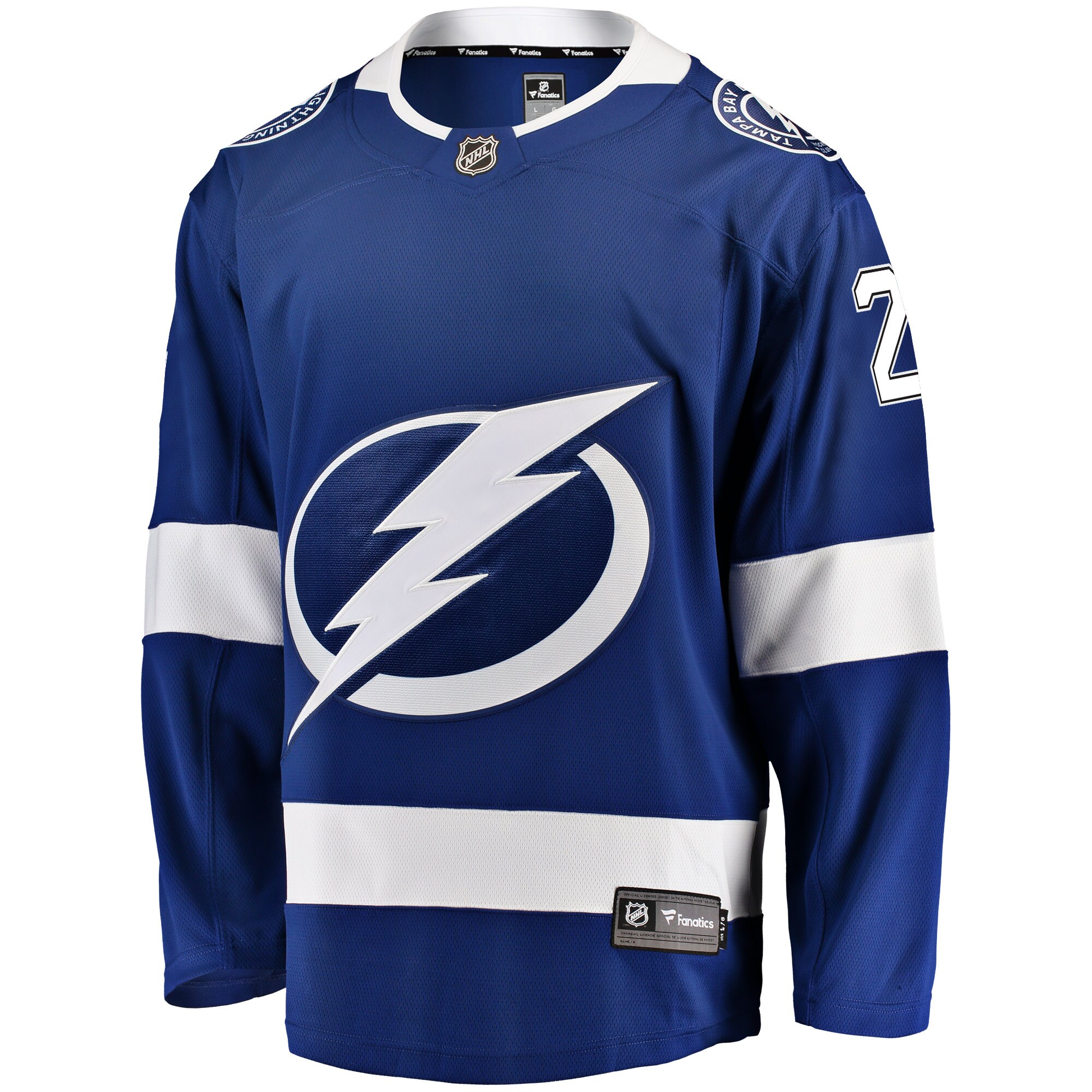 Brayden Point Tampa Bay Lightning Fanatics Home Breakaway Player Jersey – Blue