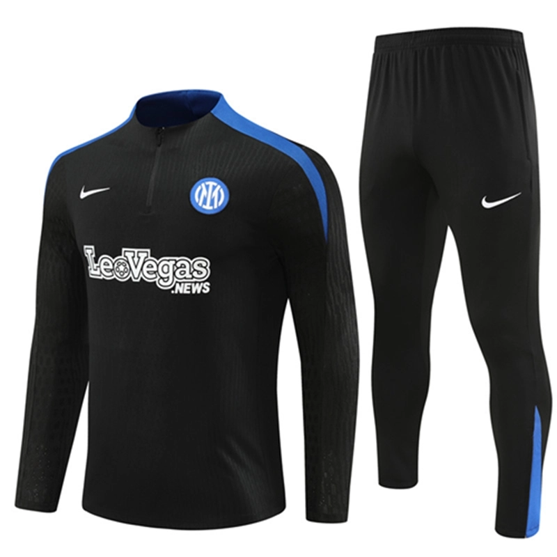 2024-25 Inter Milan Black [Player] Long Sleeve Training Suit