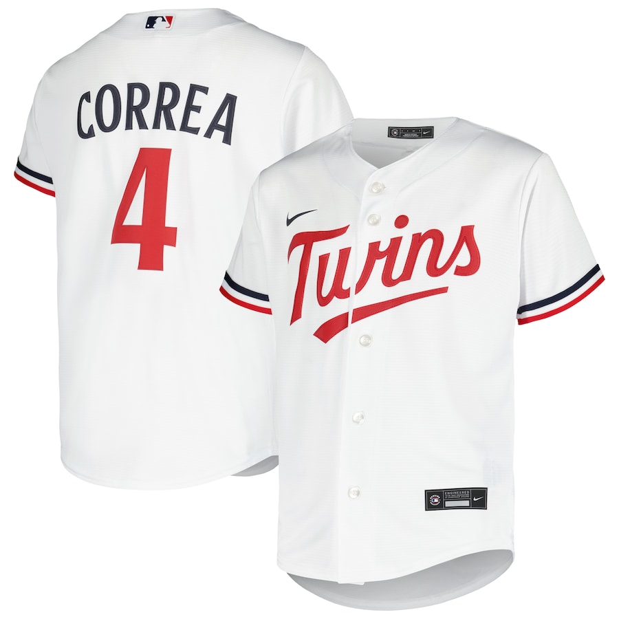 Carlos Correa Minnesota Twins Youth Alternate Player Jersey White