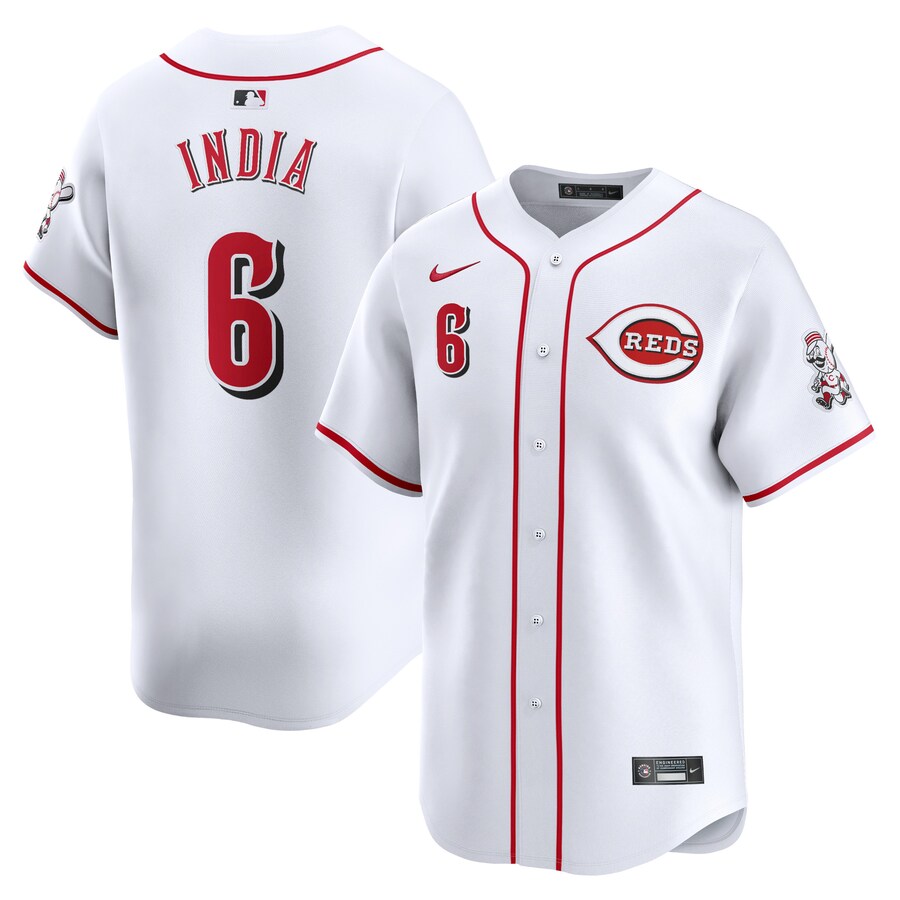 Jonathan India Cincinnati Reds Home Limited Player Jersey White
