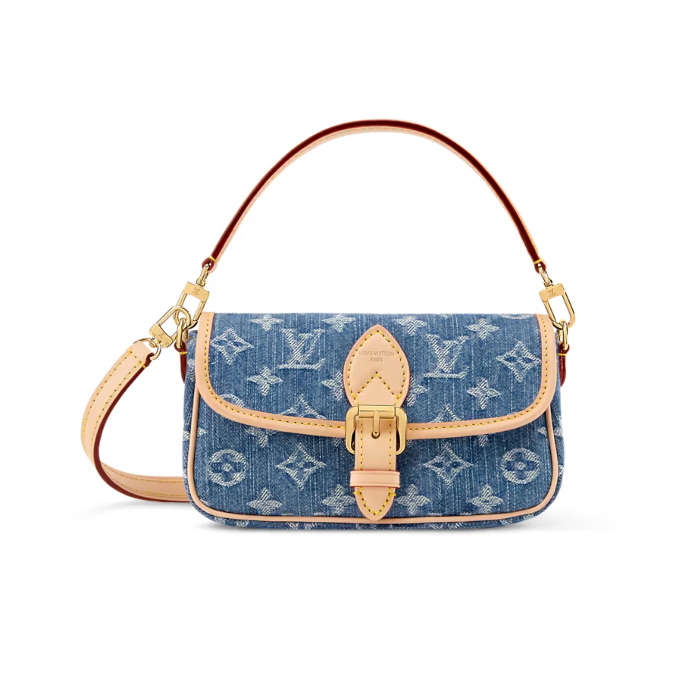 Louis Vuitton Diane Nano Bag Blue Denim 19cm M27700