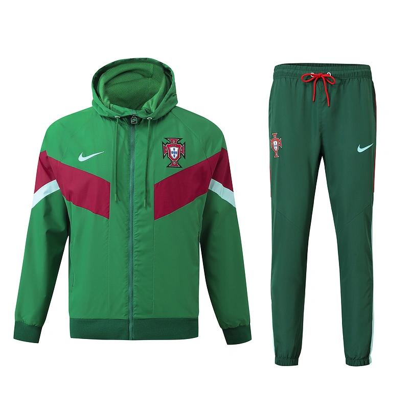 Player Portugal Green Windbreaker Jacket Kit