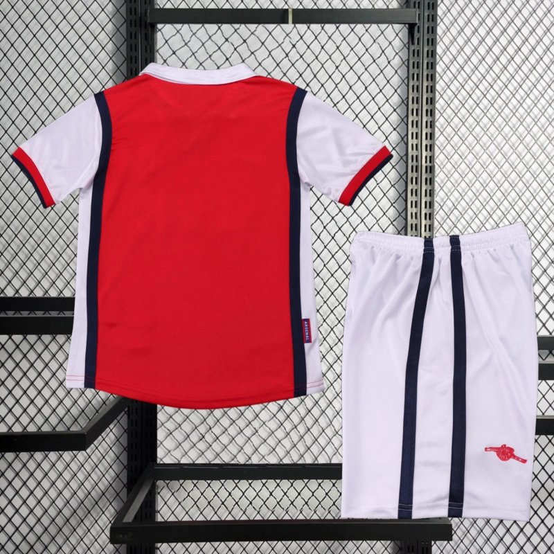 Retro KIDS 1998-99 KIDS Arsenal home Long Sleeve BERGKAMP ADAMS HENRY Football jersey retro