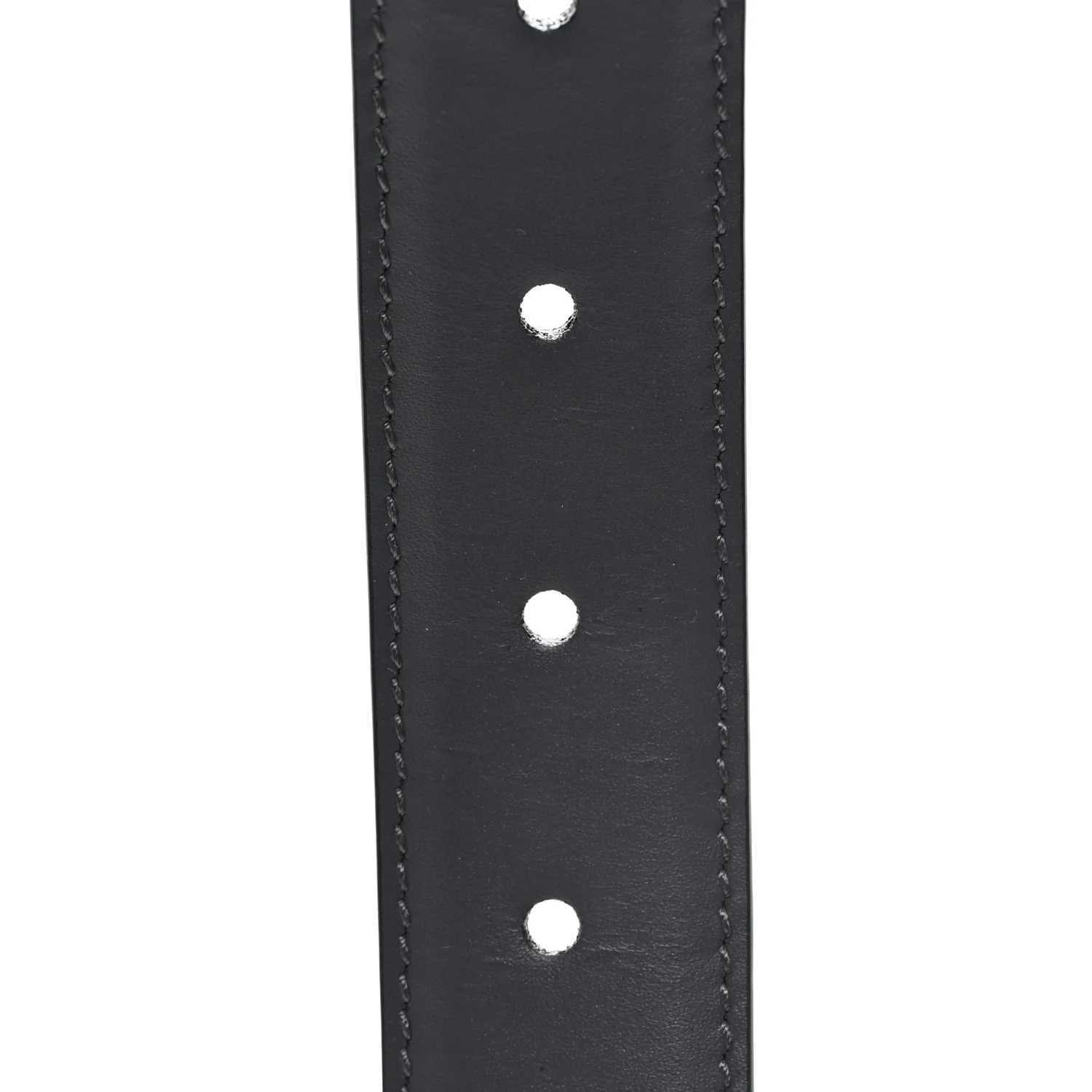 Selleria Calfskin GG Supreme Monogram Reversible Belt 95 38 Graphite Grey Black
