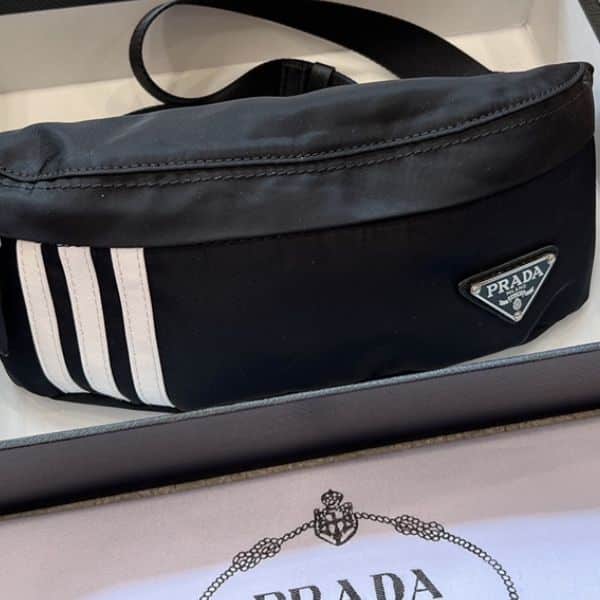 Prada X Adidas Re-Nylon Belt Bag Black