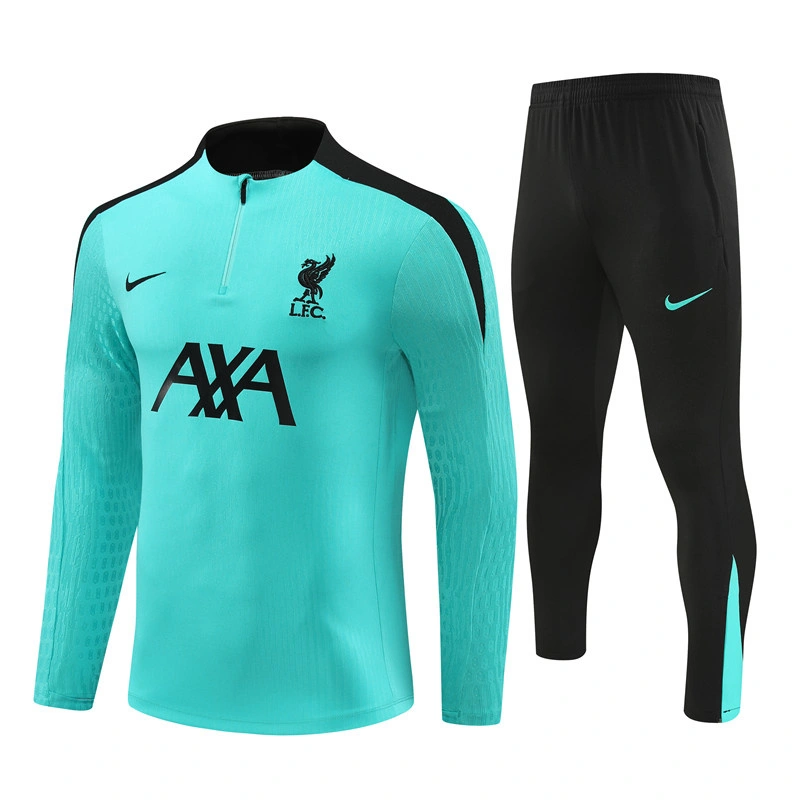 2024-25 Liverpool Half-Pull Training Suit Jersey Set