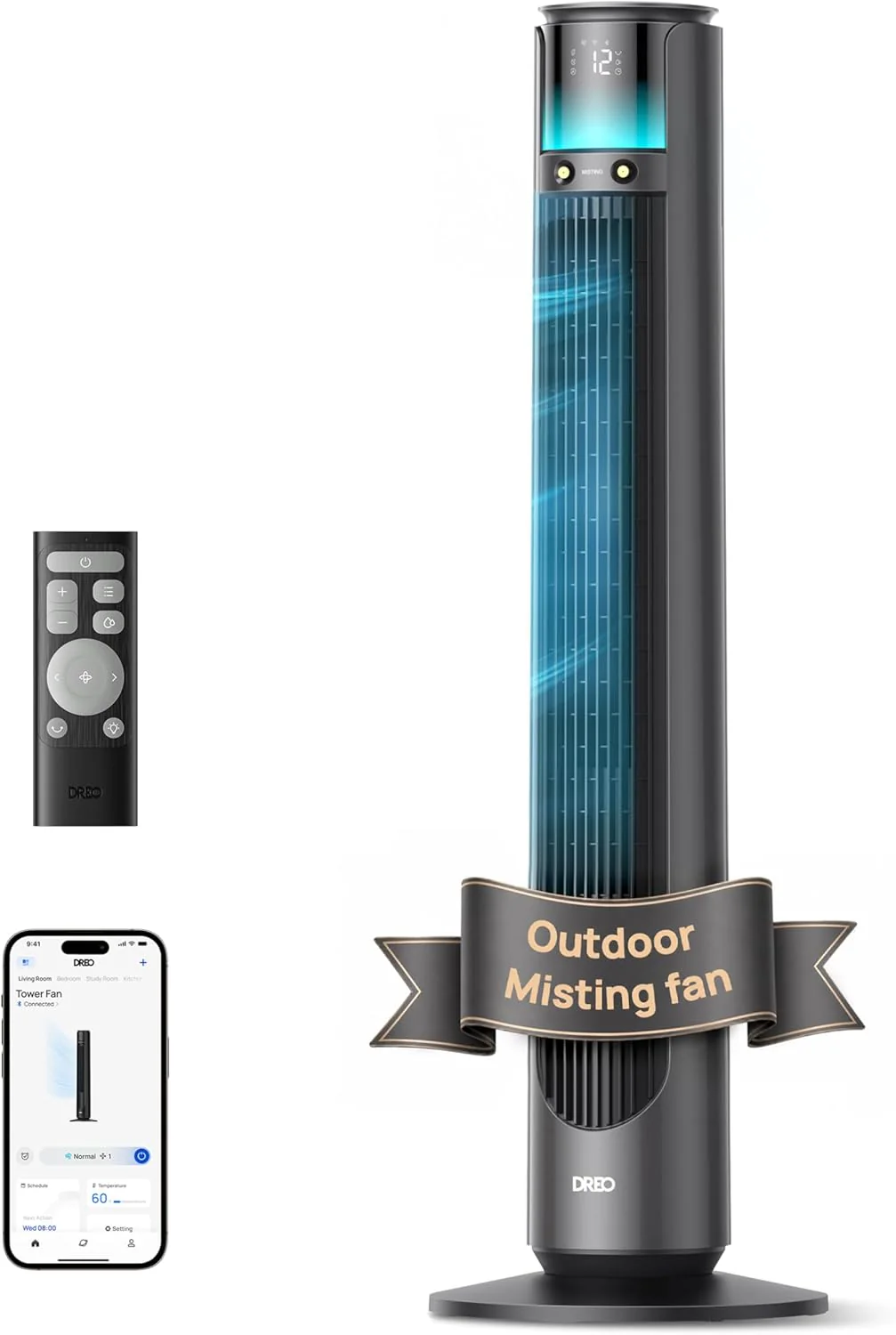 TurboCool™ Outdoor Misting Fan 711AS
